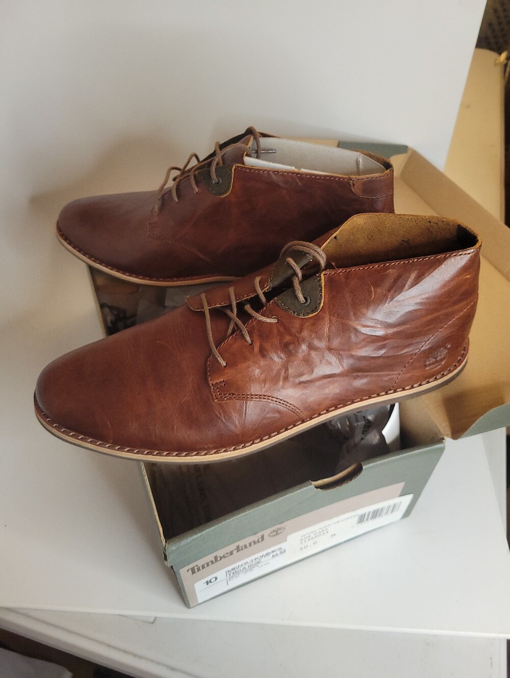 Timberland Revina / Revenia Chestnut Brown Leather Chukka Boots